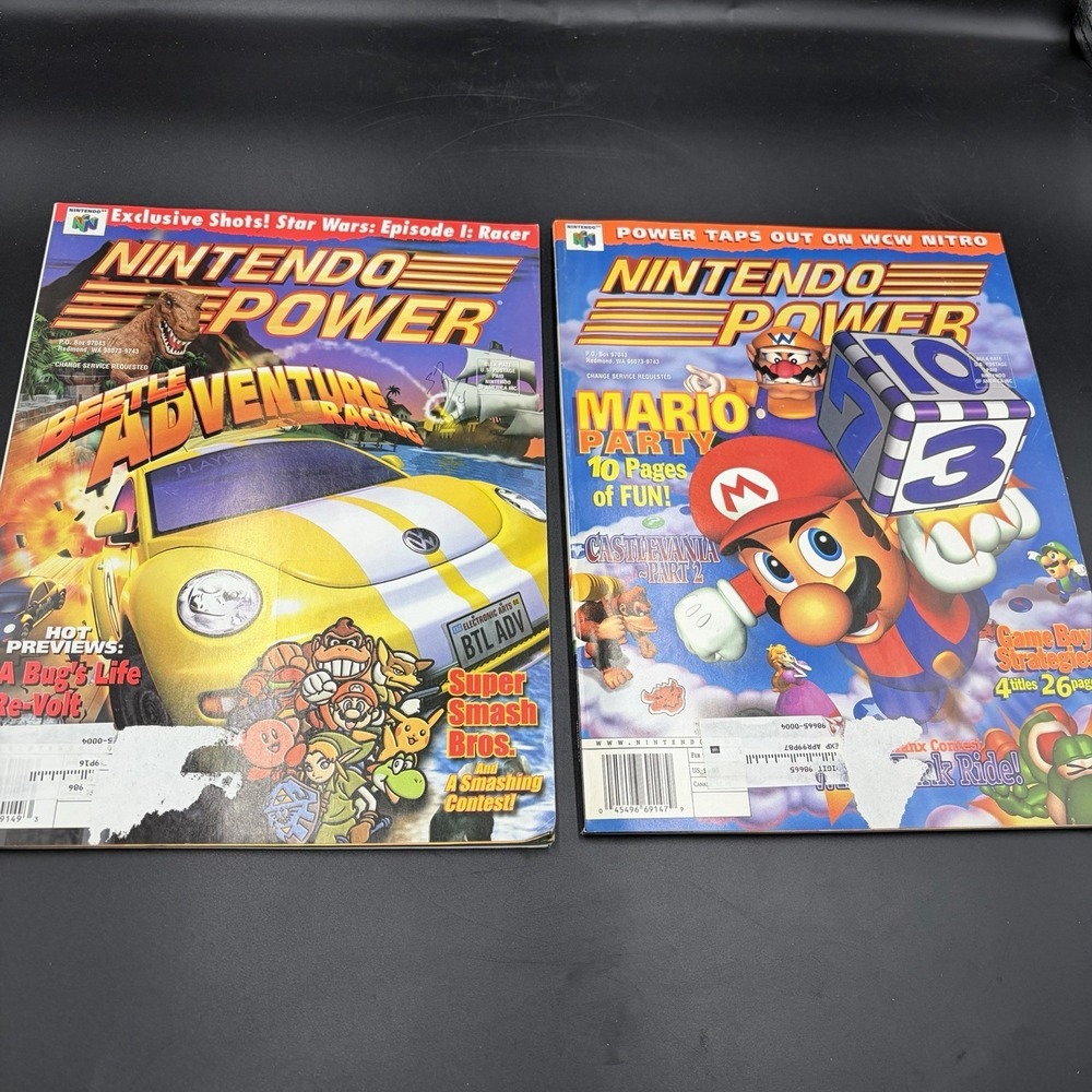 Nintendo Power Magazine‎ Lot of 2 - Volume 119 Volume 117 Zelda Super Smash Bros